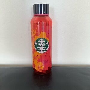 Starbucks Glass Flower 20oz Waterbottle